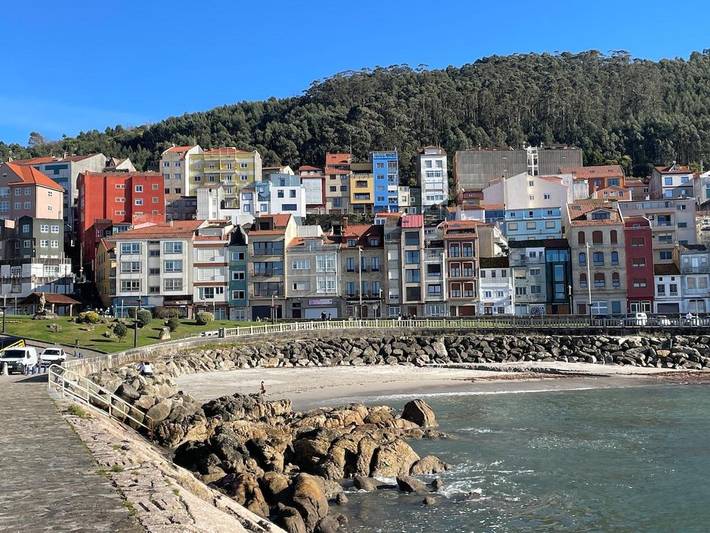Casa de férias para 8 pessoas, com Vista em A Guarda