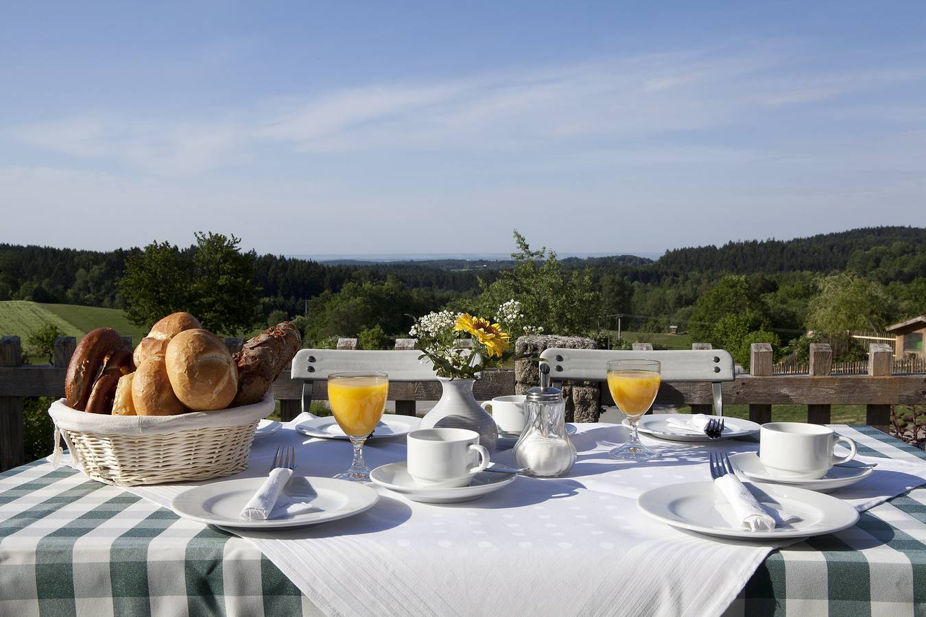 Wild-Berghof Buchet -  Doppelzimmer mit Dusche und Wc in Bernried, Ostbayern