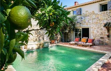 Maison de vacances pour 6 personnes, avec piscine et terrasse, animaux acceptés dans l' Hérault
