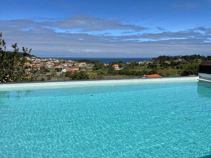Casa de férias para 6 pessoas, com Varanda e Terraço e ainda Jardim and Piscina em Baiona (Galiza)