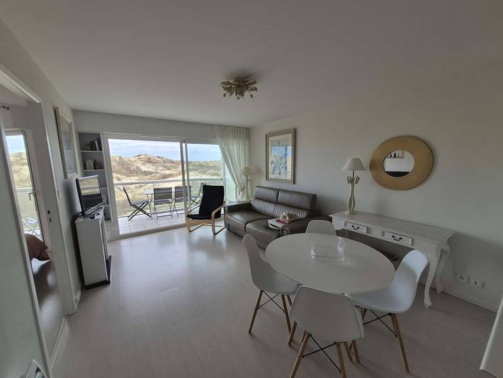 Gîte pour 5 personnes, avec terrasse dans Stella Plage