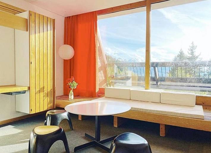 Gîte pour 4 personnes, avec bassin pour enfant et piscine ainsi que jardin et vue dans Arc 1600 - 3