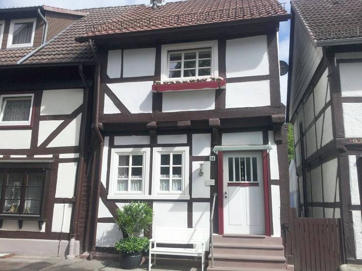 Ferienhaus für 4 Personen, mit Balkon und Terrasse sowie Ausblick