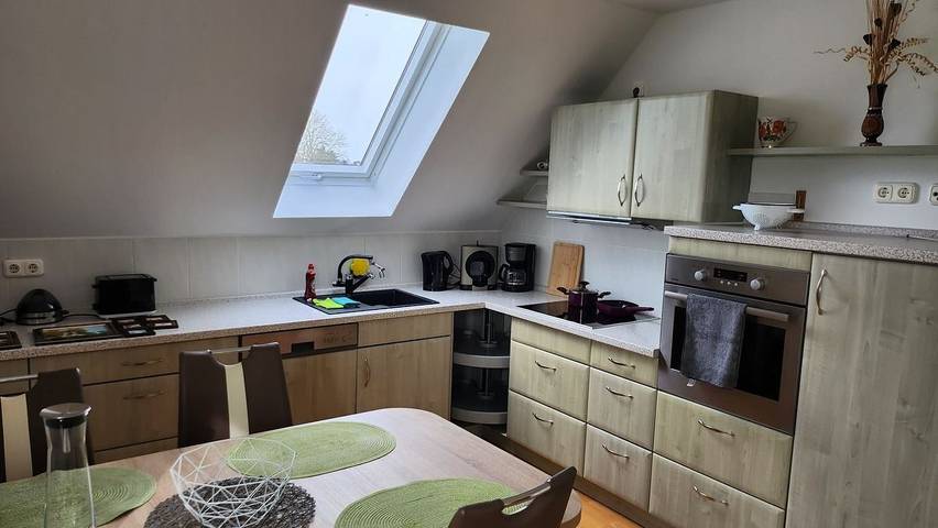 Ganze Wohnung, Komfortable Landwohnung am Finckener See mit Balkon, Terrasse und Garten in Fincken, Müritz