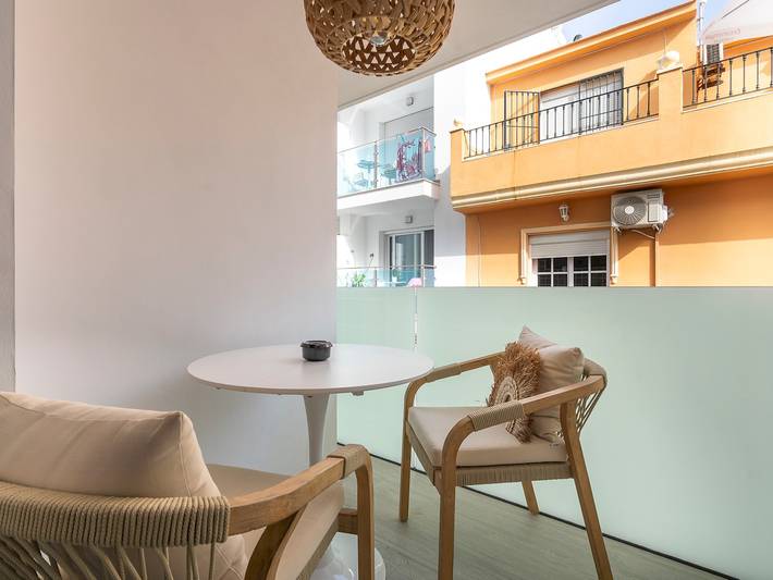 Apartment for 2 people, with terrace, with pets in La Cala de Mijas Centre