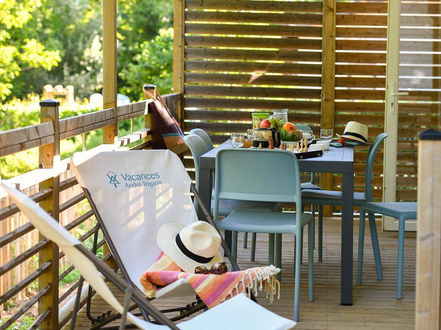 Camping Le Noble Val - Mobilhome 6 personnes - 4/6 pers. climatisé in Saint-Antonin-Noble-Val, Tarn-et-Garonne