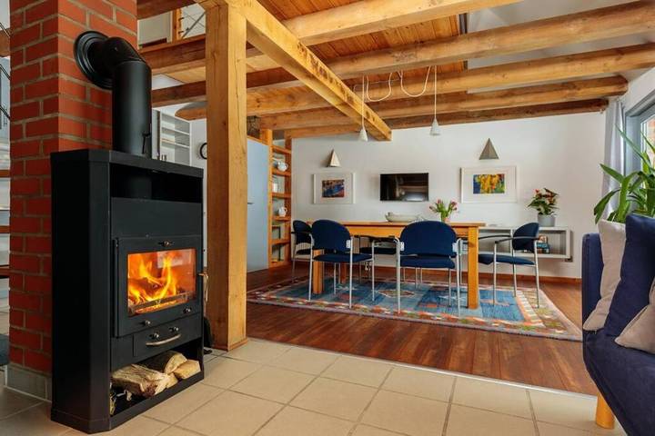 Ferienhaus für 4 Personen, mit Terrasse und Garten sowie Sauna in Hohen Pritz