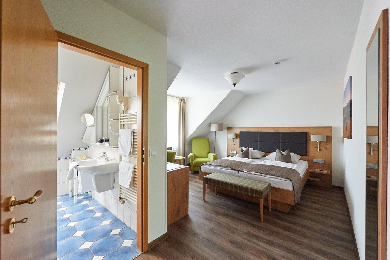 Landhaus Doppelzimmer in Ingelheim am Rhein, Landkreis Mainz-Bingen