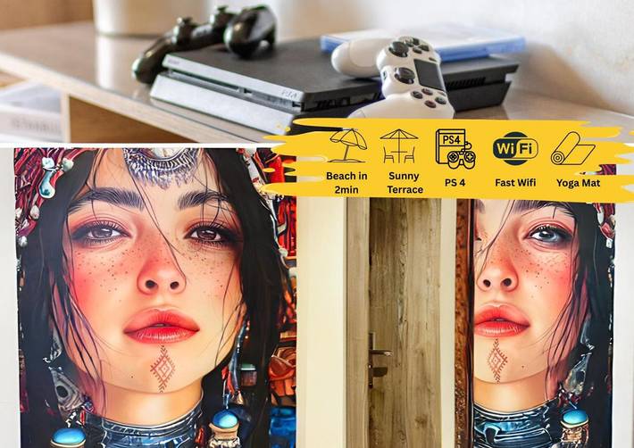 Maison de vacances pour 4 personnes, avec jardin et vue, animaux acceptés