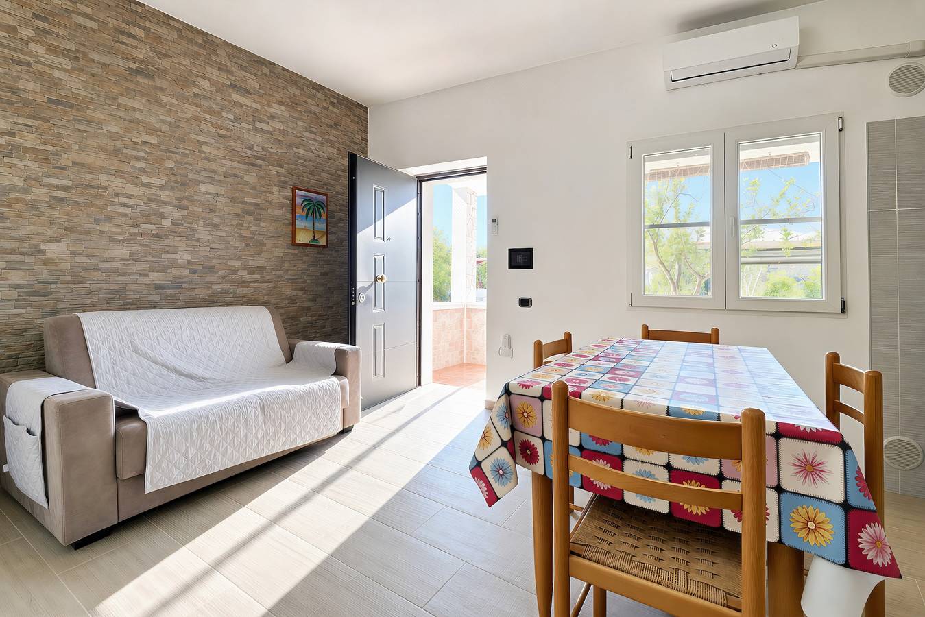 Maison de vacances « Trilocale » avec terrasse privée, jardin commun et climatisation in Vieste, Gargano