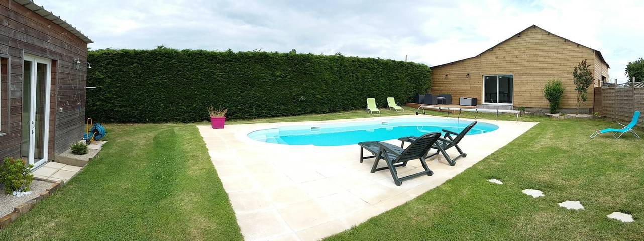 Maison de vacances pour 4 personnes, avec sauna et jardin ainsi que bassin pour enfant et jacuzzi, adapté aux familles