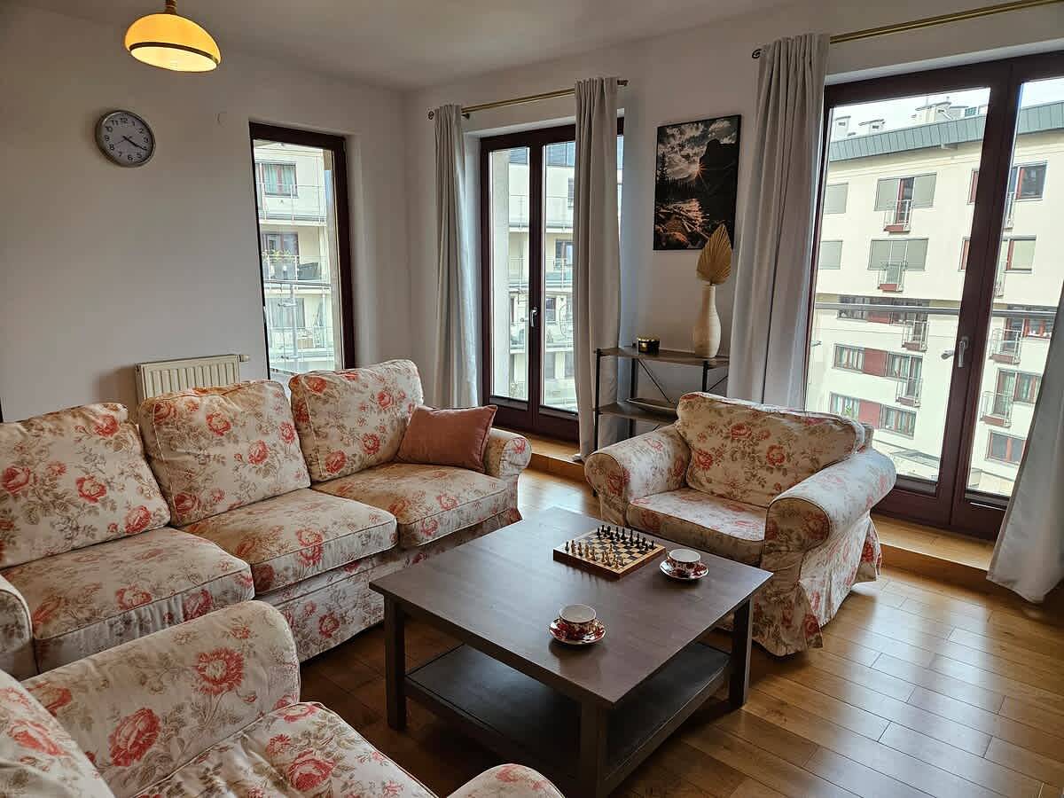 Cały apartament, Spacious Apartment | Balcony, Parking, Pool in Dębniki, Kraków