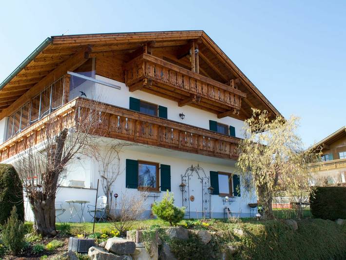 Ferienwohnung für 2 Personen, mit Balkon und Garten sowie Seeblick im Allgäu