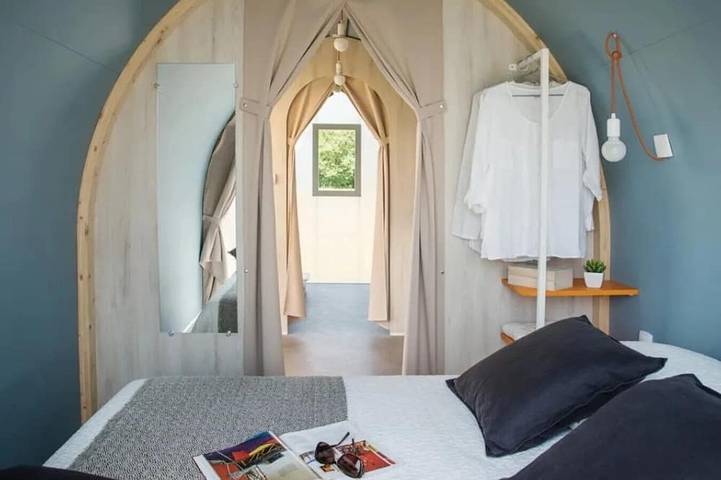 ZEcamping 3 étoiles piscine chauffée mobil-home 16m2 4 pers in Sigean, Mittelmeerküste (Frankreich)