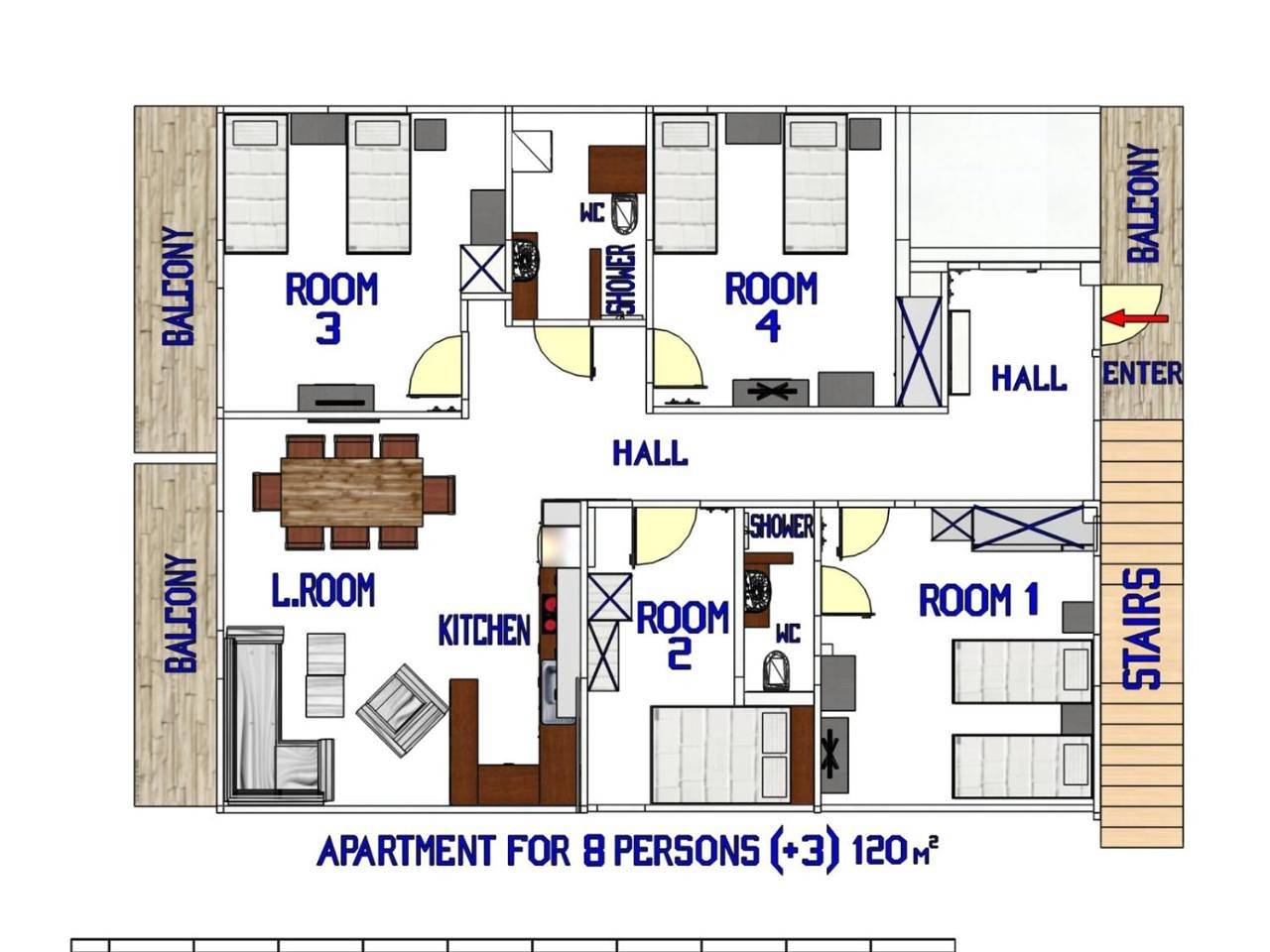 Cały apartament wypoczynkowy, Przystań Kapitanat in Szczecinek, Województwo zachodniopomorskie