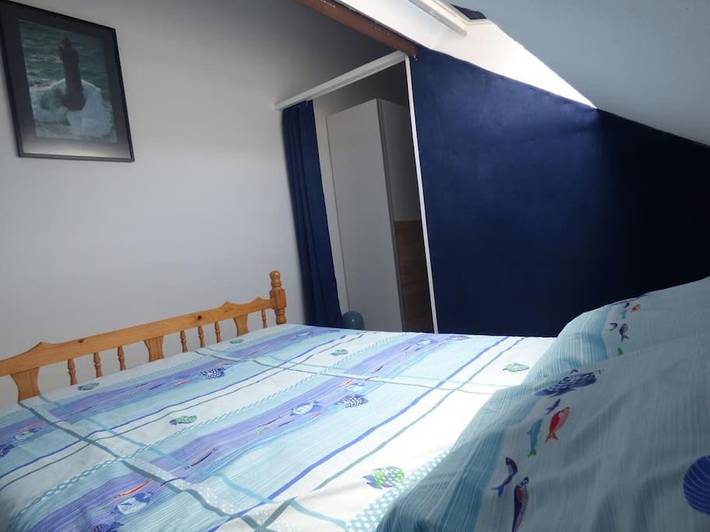 Gîte pour 4 personnes, avec vue et balcon, adapté aux familles dans Plage du Courégant - 4