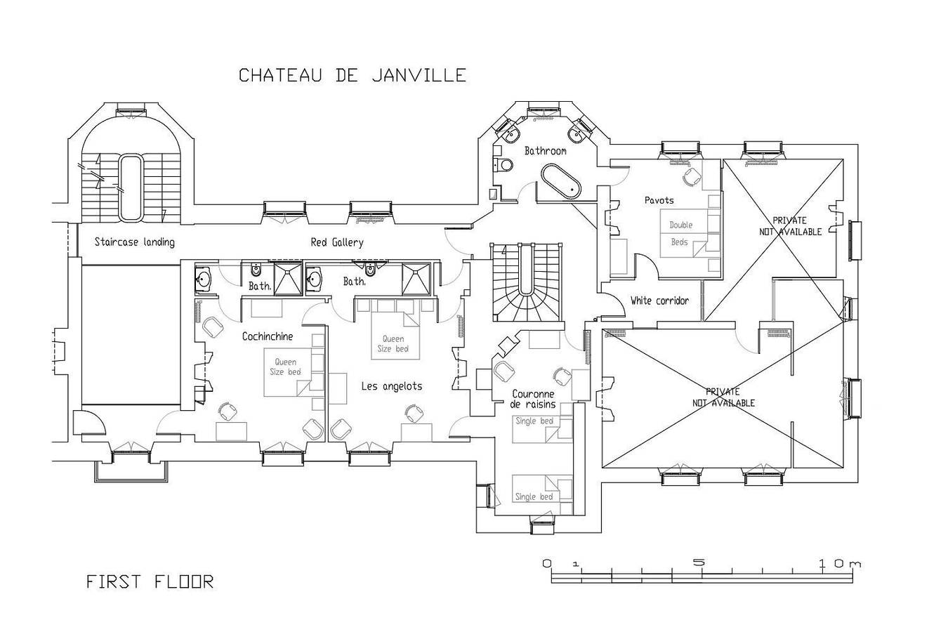 Château pour 14 personnes avec jardin in Paluel, Région de Dieppe