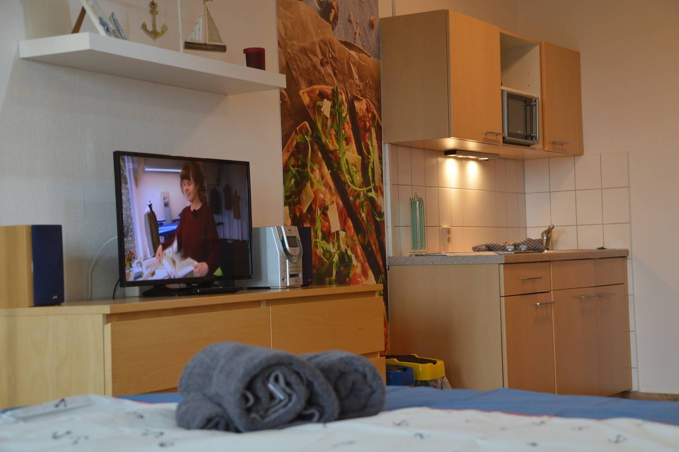 Ganze Ferienwohnung, Glan egbr: Ferienapp. "Backbord" (Nr. 218) im "Haus Kiel" in Holm, Schönberg