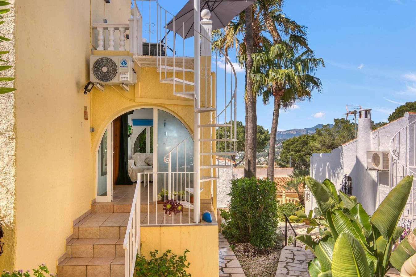 Ganze Wohnung, Ferienwohnung 'La Finca' mit Meerblick, Wi-Fi und Klimaanlage in Paichi, Teulada (Spanien)