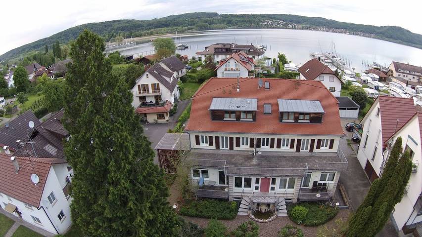 Ganze Wohnung, Bodensee genießen: Ferienresidenz  Seegarten Andrea mit privatem Zugang zum See in Bodman-Ludwigshafen, Schwäbische Alb Radweg Region