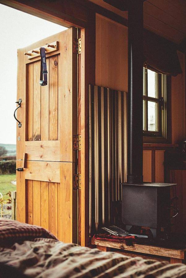 The shepherds hut in Shropshire Hills