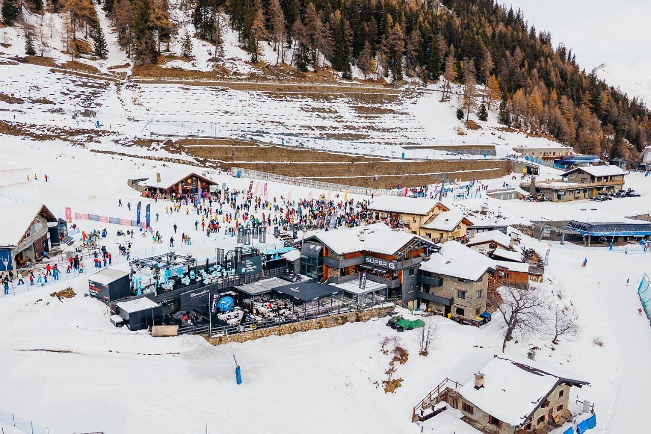 Super G in Courmayeur, Massif du Mont-Blanc