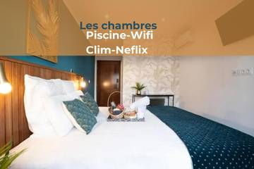 Gîte pour 2 personnes, avec piscine dans Le Barachois Saint Denis