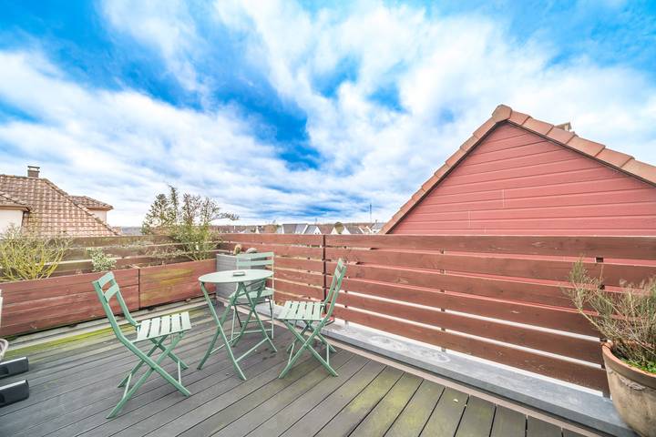 Ferienhaus für 6 Personen mit Terrasse in Mülhausen und Umgebung