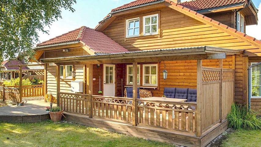 Ferienhaus für 5 Personen, mit Garten, mit Haustier