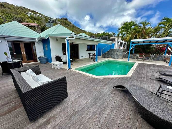 Location de vacances pour 4 personnes, avec terrasse et piscine dans Saint-Barthélemy - 2