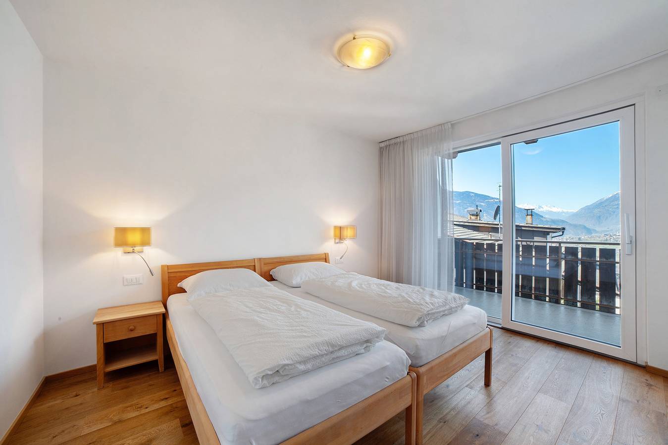 Appartamento intero, Appartamento 'Preiss Tipo A' con vista sulle montagne, balcone e Wi-Fi in Scena, Val Passiria