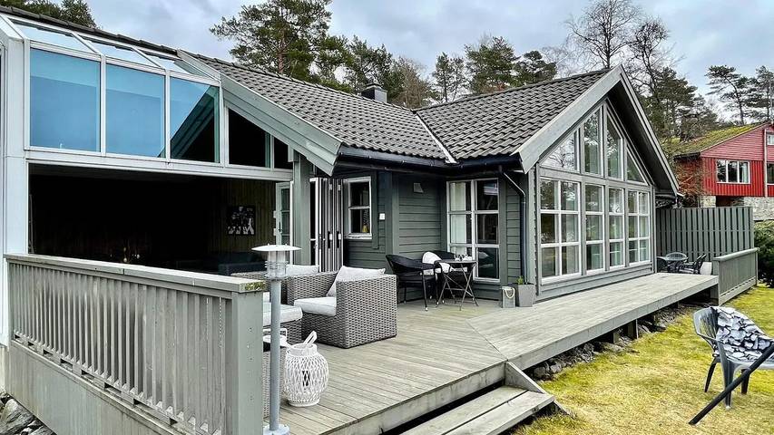 Ferienhaus für 9 Personen, mit Whirlpool und Terrasse in Sveio - 4