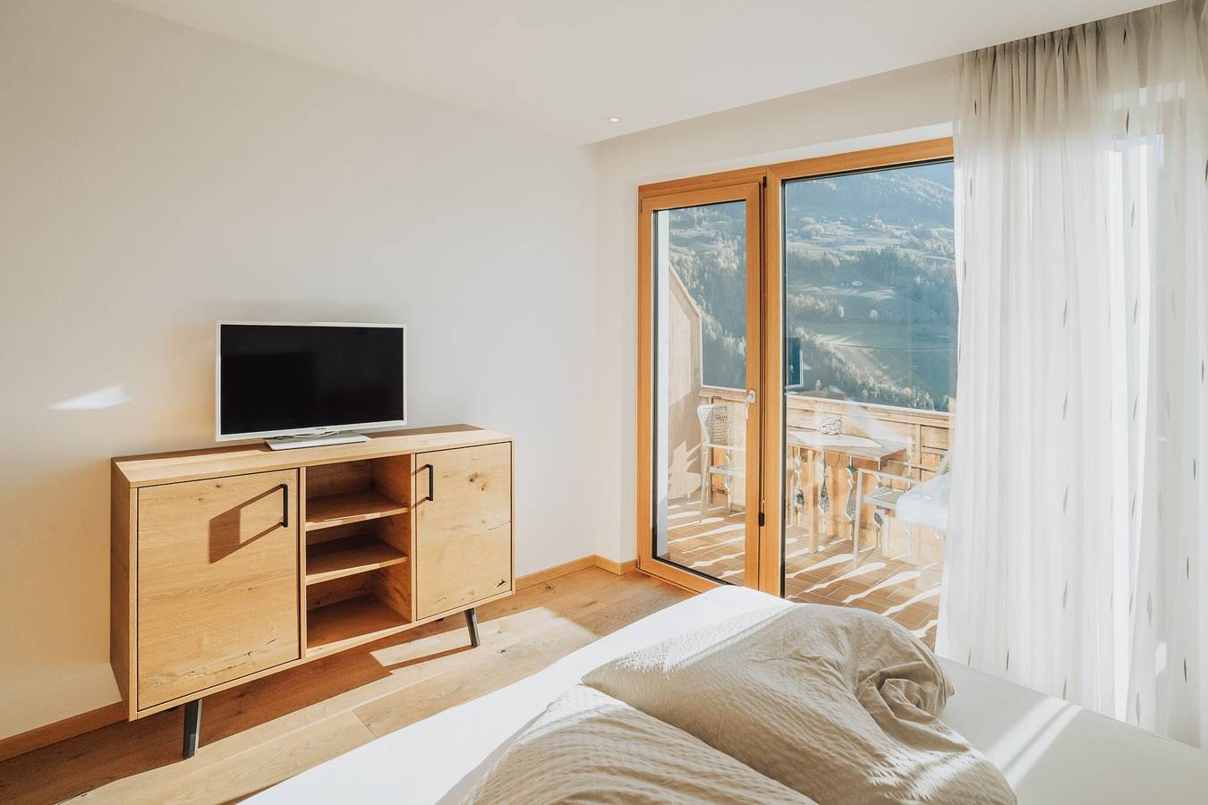 Ganze Wohnung, Ferienwohnung Oberegghof Ifinger mit Bergblick und Wlan in Riffian, Passeiertal