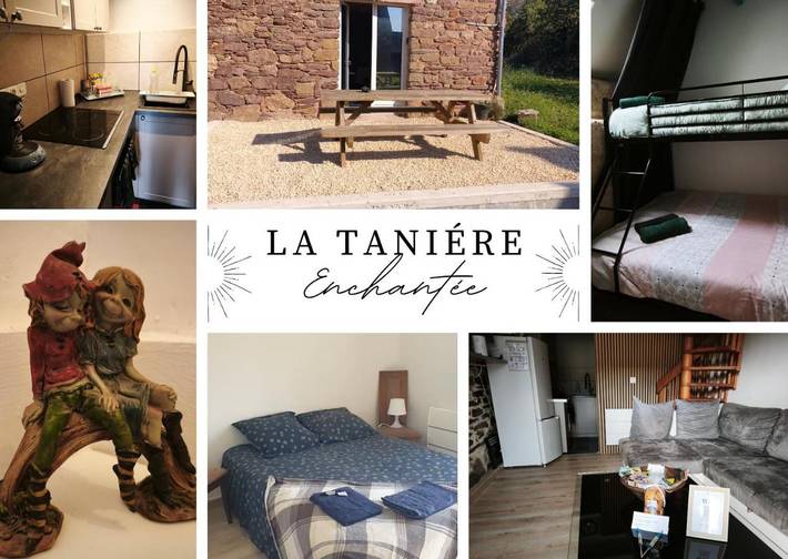 Location de vacances pour 5 personnes, avec terrasse à Tréhorenteuc