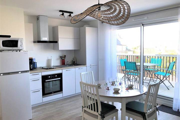 Appartement de vacances pour 4 personnes, avec jardin et balcon