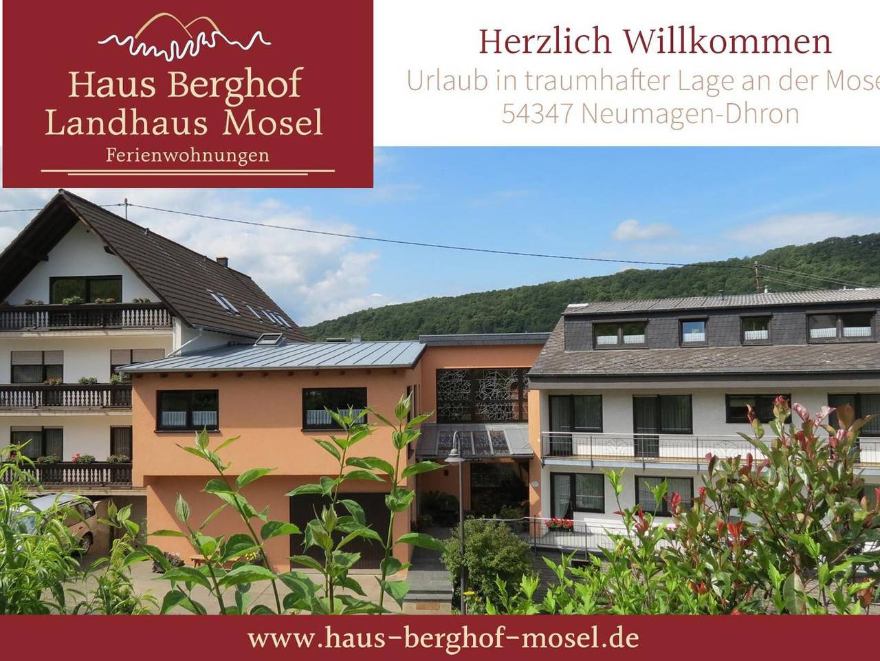 Ganze Ferienwohnung, Ferienwohnungen "Haus Berghof" - Kleine Auszeit Fewo Nr 10 in Neumagen-Dhron, Bernkastel-Kues & Umgebung
