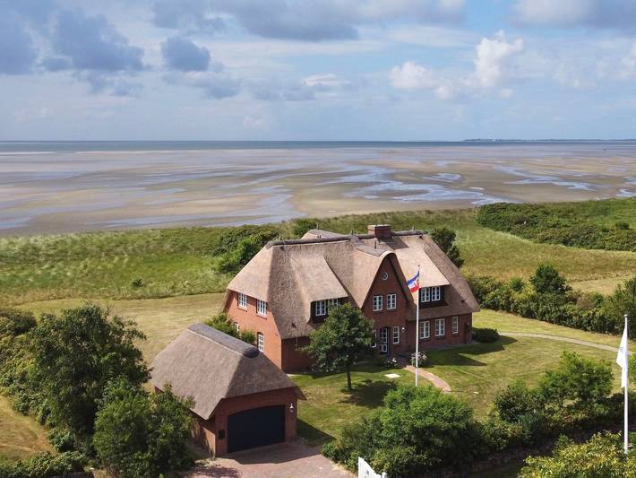 Ferienhaus mit Meerblick für 4 Personen, mit Sauna und Garten sowie Terrasse, mit Haustier auf Föhr