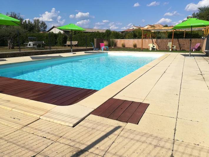 Maison de vacances pour 6 personnes, avec piscine et jardin