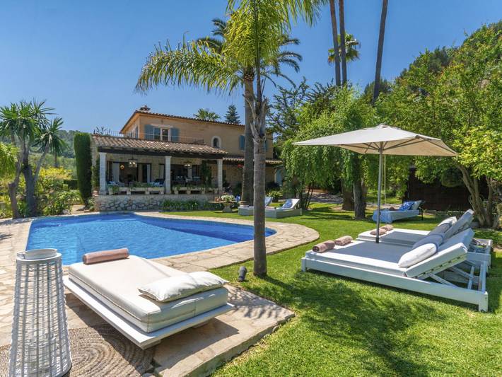 Ferienhaus für 8 Personen, mit Balkon und Terrasse sowie Garten in Mancor de la Vall