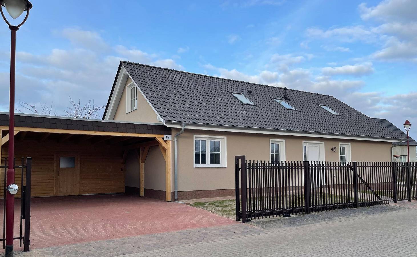 Ferienhaus in Linum mit Garten, Terrasse und Grill in Linum, Fehrbellin