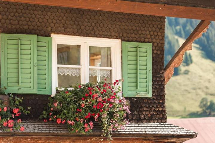 Ferienwohnung für 2 Personen, mit Pool und Garten sowie Sauna und Ausblick, mit Haustier in Schattwald - 4