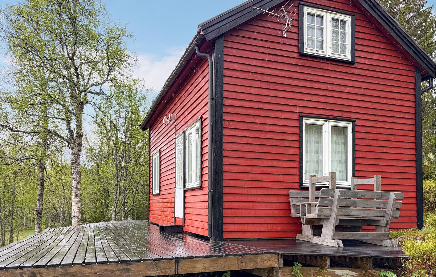 Ferienhaus für 6 Personen mit Terrasse in Nördliches Fjordnorwegen