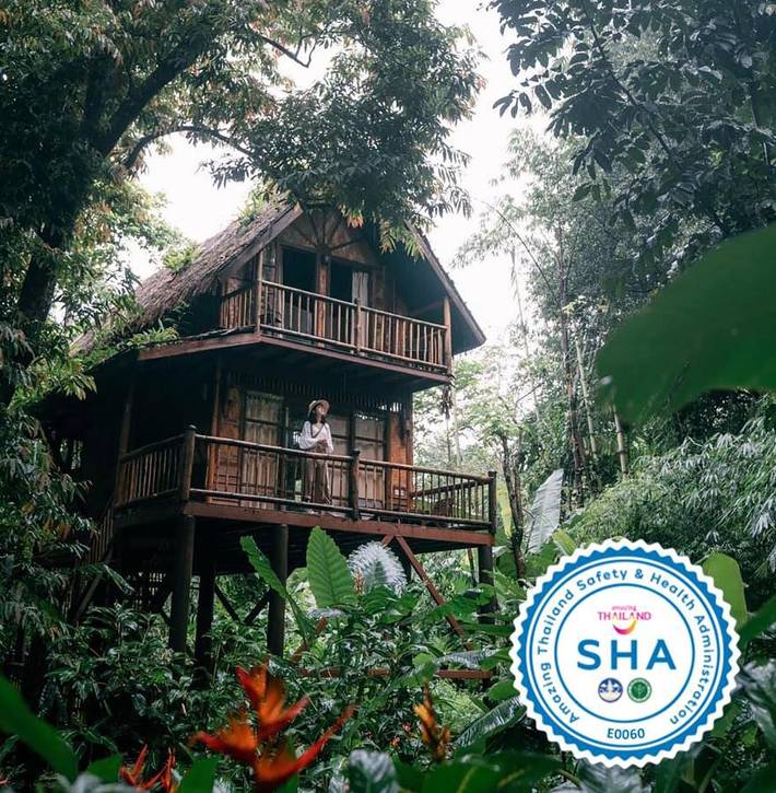 Station pour 2 personnes, avec vue et jardin, animaux acceptés dans Khao Sok