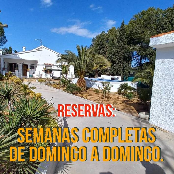 Casa rural para 8 personas, con piscina y jardín en Alcalá de Chivert