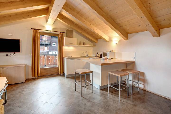 Hel studio-lejlighed, Studio for 2 personer med balkon in Livigno (Town), Livigno