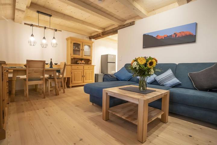 Ferienwohnung für 5 Personen, mit Balkon und Terrasse sowie Ausblick in Wallgau - 4