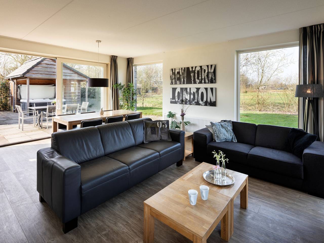 Villa met hottub en jacuzzi in Ruinen, Nationaal Park Dwingelderveld