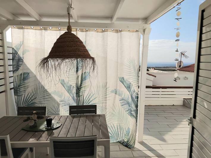 Bungalow para 2 personas, con Balcón y Terraza además de Piscina para niños y Piscina en Caleta de Fuste