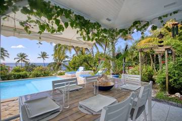 Villa pour 6 personnes, avec terrasse et piscine aux Antilles