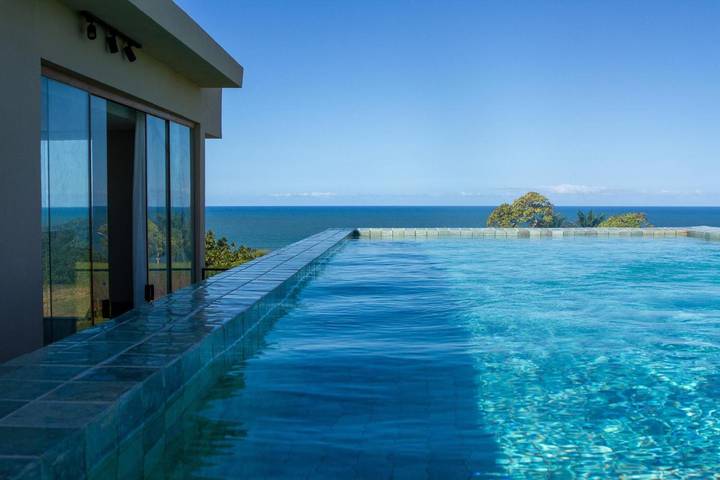 Villa para 8 pessoas, com vista e balcão e ainda piscina em Itacaré